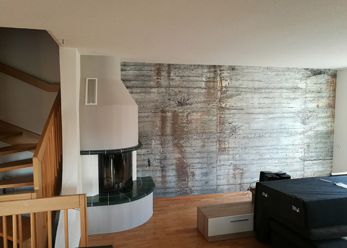 Tapetenlook Mauerwerk